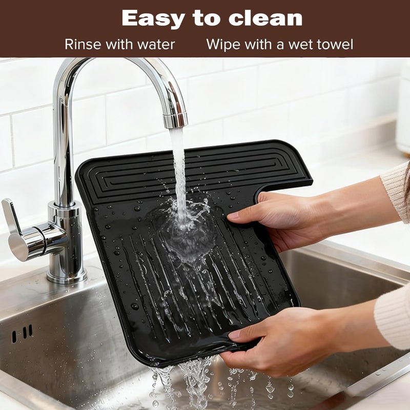 ZJSTRO Top Mat for Ninja Luxe Espresso Coffee Machine ES601 & ES701,Waterproof Non-Slip Protect Surface Food Grade Coffee Top Mat for Ninja luxe Cafe Accessories - Image 4